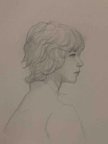 張芷瑄 - 色鉛筆素描