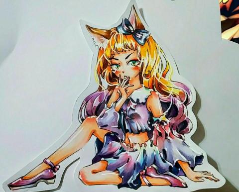 劉羽珊 - 動漫人物 麥克筆