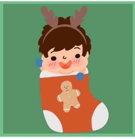 林小魚 - 電繪作品：聖誕節