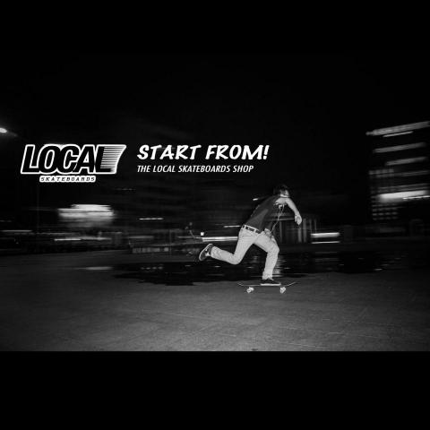 廖廷偉 - Local Skateboards滑板店 粉專封面製作