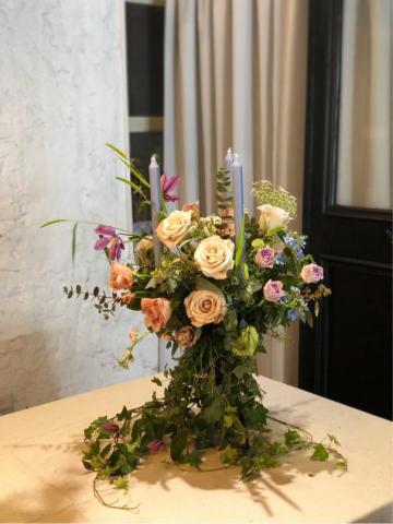 拾空花藝 - 法式燭台花藝設計