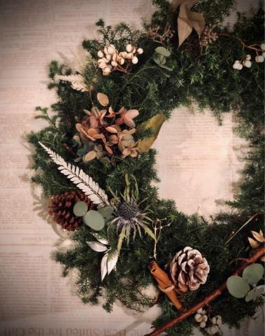 拾空花藝 - Merry Christmas!!! 
聖誕花圈｜森林植感