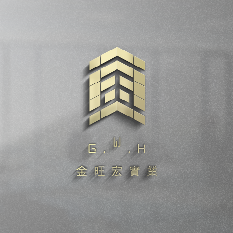 金角鹿創意 - 金旺宏建設品牌 logo 標誌設計