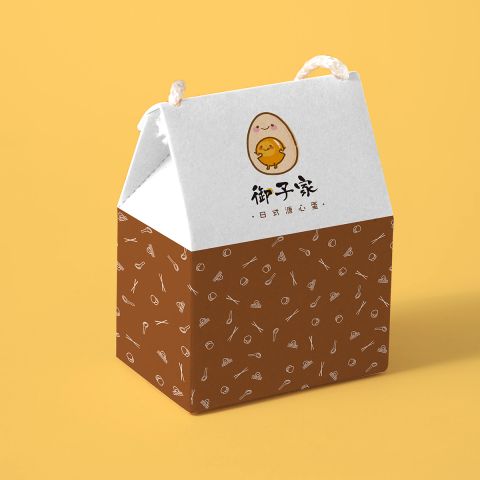 金角鹿創意 - 御子家溏心蛋品牌手提禮盒包裝設計