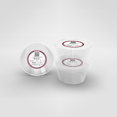 金角鹿創意 - 糊塗坊炸醬品牌試吃盒標籤貼紙設計