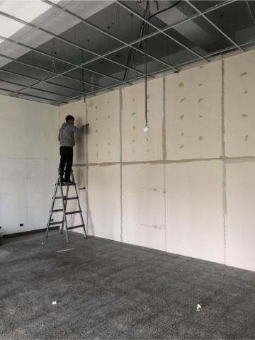 宸恩油漆整修工程 - 矽酸鈣隔間AB膠施工