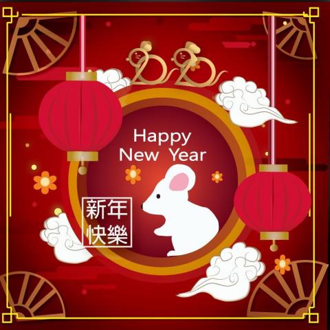 王威融 - 簡單logo,賀卡設計