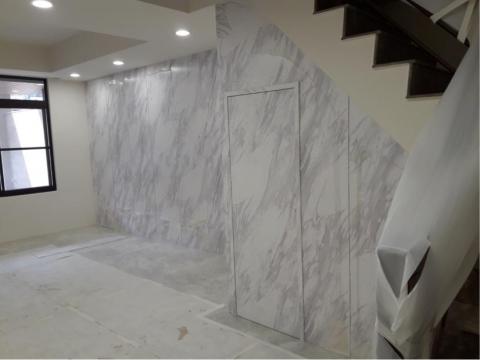 德豐室內裝修 - 石紋牆面及儲藏空間