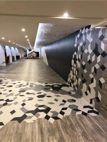 杰輝室內裝潢工程行 專業地板、窗簾、矽利康 - 複合式花紋塑膠地板（拼花）