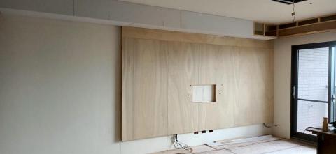 立山建材行 - 電視牆施工