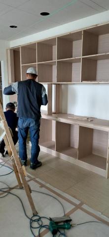 立山建材行 - 櫃子施工