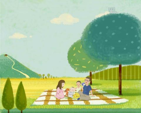 無宣工作室 - 插畫印毛毯