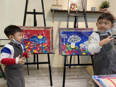 幼兒繪畫 - 幼兒多媒材繪畫
