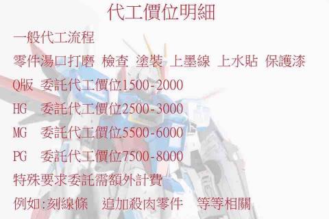 Tony該文模型手作工坊 - 