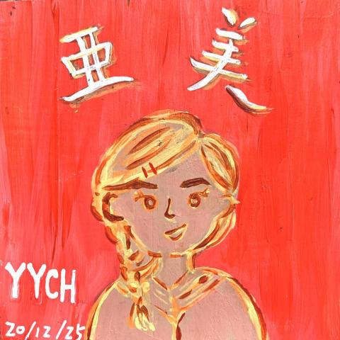 楊昀蒨 - 人物Q版卡片繪畫

木板、壓克力