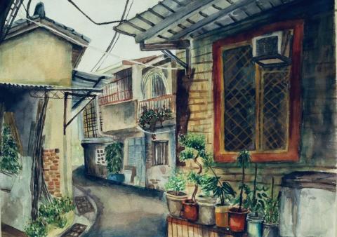 楊昀蒨 - 水彩寫生