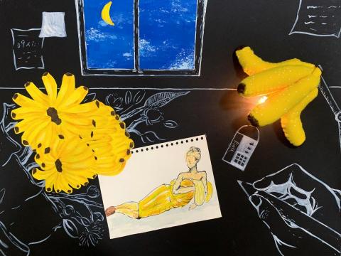 楊昀蒨 - 找找香蕉在哪裡
複合媒材