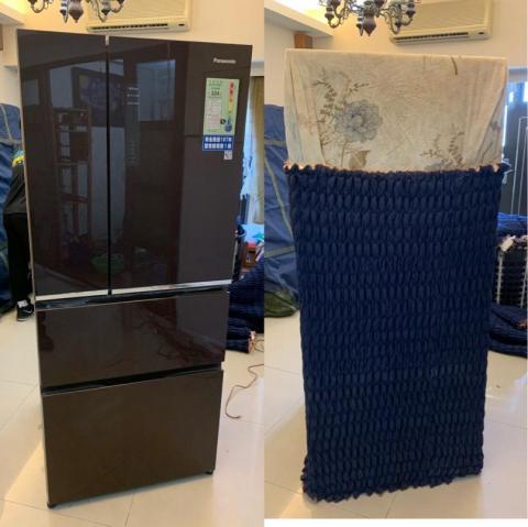 易成精緻搬家 - 鏡面4門冰箱基本的包裝 易成精緻搬家 - 鏡面4門冰箱基本的包裝
