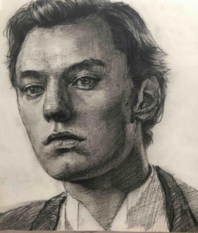 張容 - 肖像畫 2021 素描