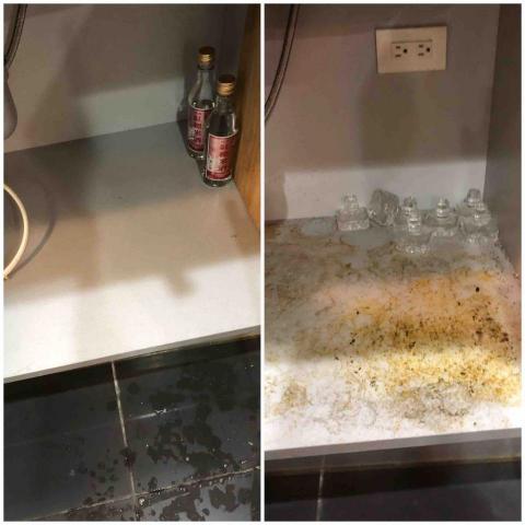 Tseng個人專業居家清潔 - 廚櫃下方陳年垢