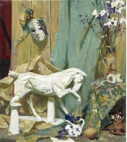 李宜庭 - 石膏馬靜物／10p