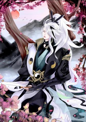 小鬥芽 - 插畫-水墨山水