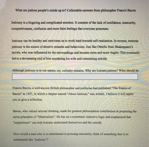 Christine Wan/母語英文翻譯服務 - 過往作品二：英文翻譯文