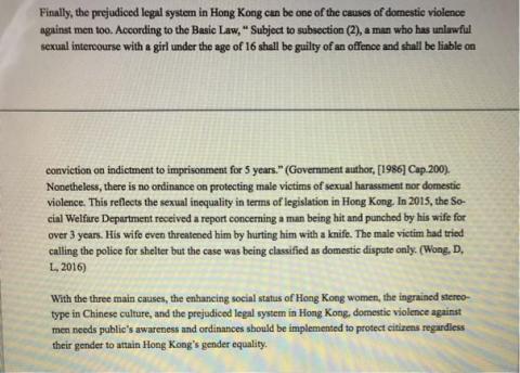 Christine Wan/母語英文翻譯服務 - 過往作品二：有關家庭暴力的英語文章 P2