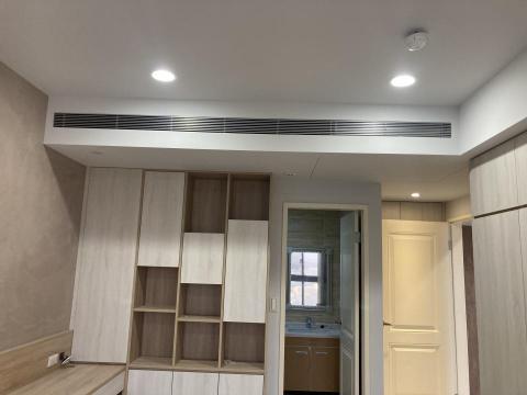 國合空調職人所 - 吊隱式冷氣配合裝潢，鋁製無框質感出風口!