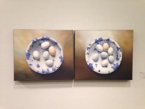 蔦空間 繪畫 金工教室 鍾老師 - 老師作品
材質：畫布
油畫作品