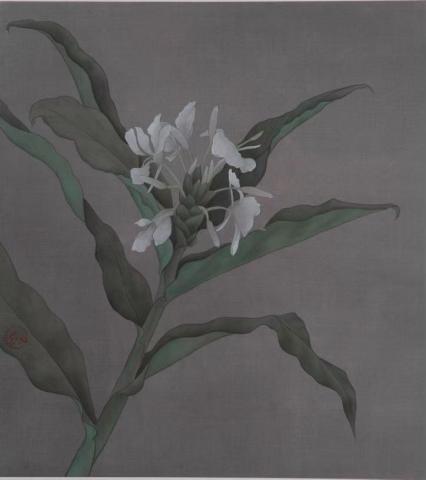 蔦空間 繪畫 金工教室 鍾老師 - 老師作品
材質：絹布
工筆水墨