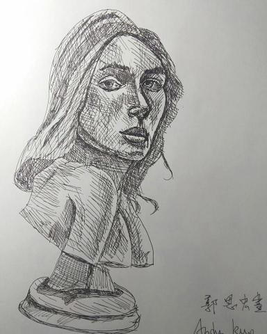 郭思宏 - 石膏像素描