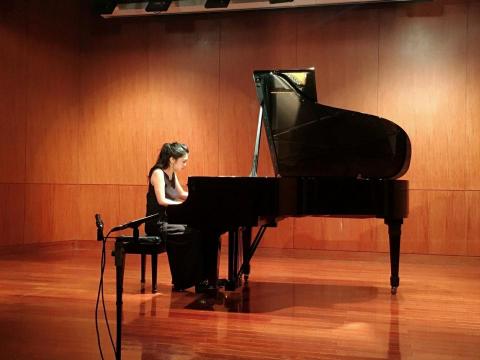 賴誼貞 - 此為畢業音樂會的彩排