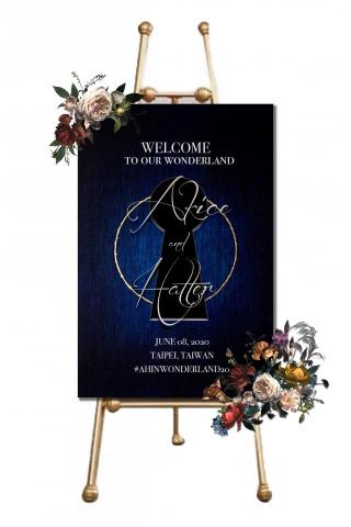 LIU - 婚禮背板主題設計- 愛麗絲夢遊仙境
