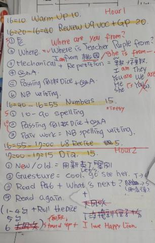 國中國小家教 - 教案撰寫範例