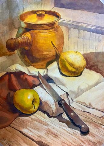 宋元亨 - 水彩示範