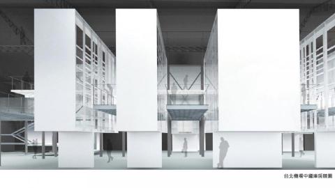 末末空間設計/陳昭年 - 台北機場中繼庫房競圖
（個人專案作品）