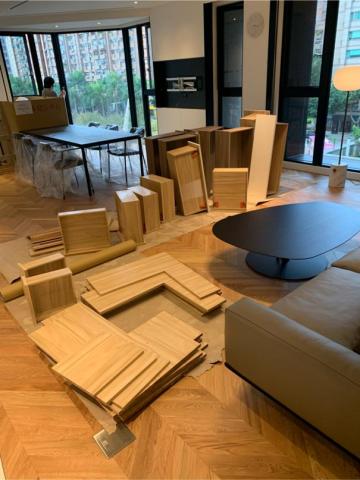 愷多有限公司 - 施工中會將所有層板及抽屜拆下 愷多有限公司 - 施工中會將所有層板及抽屜拆下