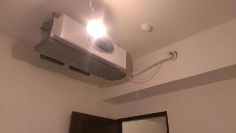 仲億企業有限公司 - 吊隱式冷氣的施工照片