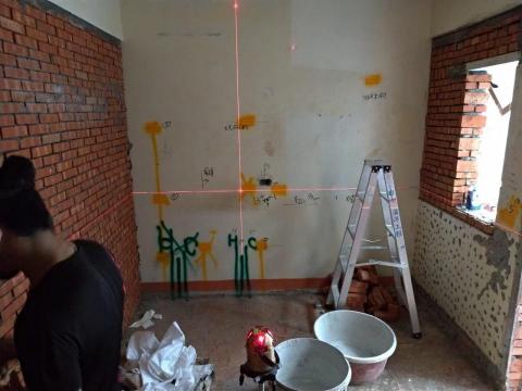 錦洋工程行 - 老屋翻新，雷射放樣減少誤差