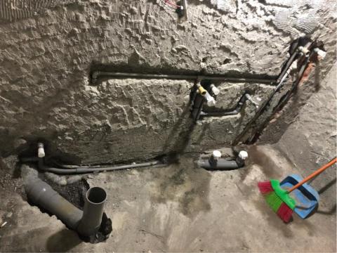 浤程水電工作室 - 廁所管路配置