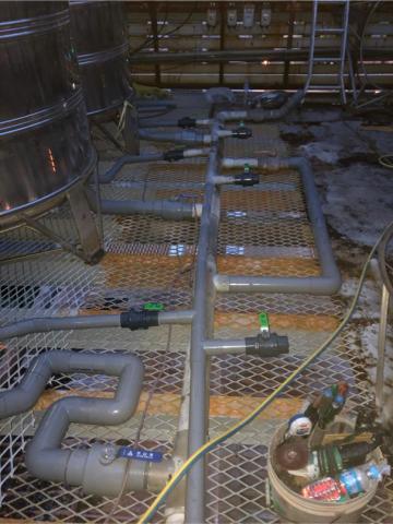 浤程水電工作室 - 安裝水塔管路配置