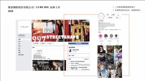 Crystal - 藝人許路兒自創品牌上市推廣整合行銷策略規劃、社群管道內容定位、發想與執⾏。
