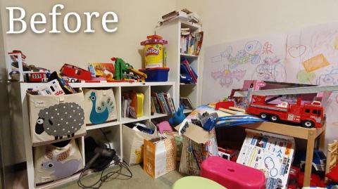 心.整理▪︎Fiona▪︎ - 混亂？雜亂？買回家的書只能擺放在地上，導致亂上加亂...