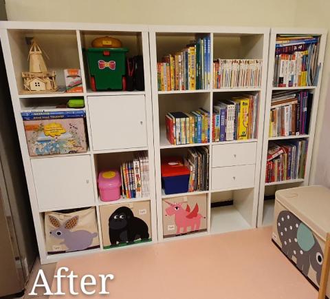 心.整理▪︎Fiona▪︎ - 填購櫃體，再次調整，完成最後定位。