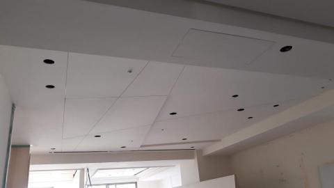 木工裝潢  - 線條分割造型天花3(Line同手機號碼)