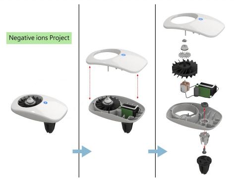 意禾設計 - 車用迷你型負離子產生機