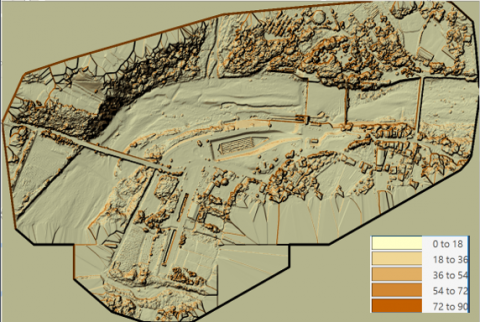 智翔科技有限公司 - 坡度分析
