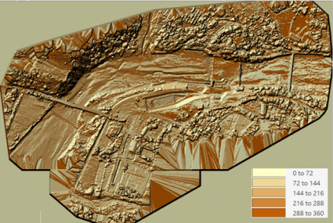 智翔科技有限公司 - 坡向分析
