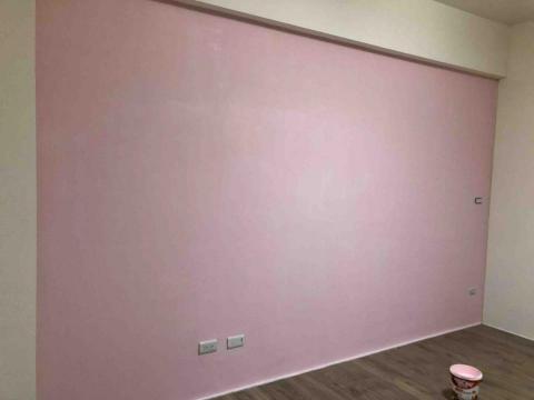 宸恩油漆整修工程 - 主牆跳色上漆